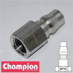 AIR NIPPLE STAINLESS STEEL F