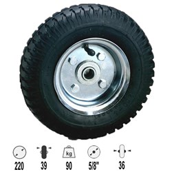WHEEL 220MM PNUEMATIC OFFSET