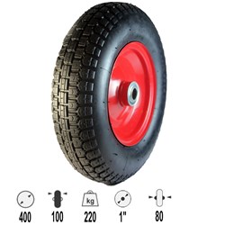 WHEEL PNEUMATIC 400MM