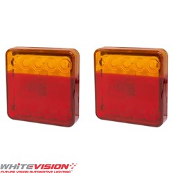 WHITEVISION TRAILER LIGHT PAIR