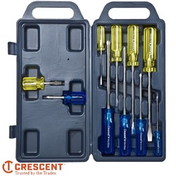CRESCENT SCREWDRIVER SET 10PC