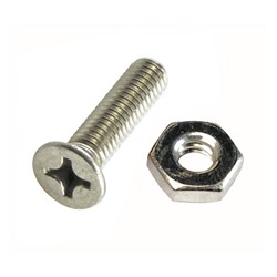 S/STEEL CSK MACHINE SCREW PACK