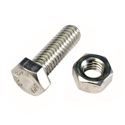 S/STEEL SET SCREWS & NUTS PACK