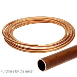 COPPER TUBE 3/8" SOLD PER MTR