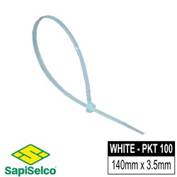 ZIP TIE NATURL 3.5X140MM PK100