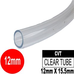 HOSE CLEAR VINYL TUBE 12MM
