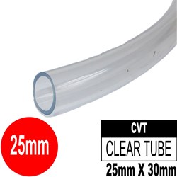 HOSE CLEAR VINYL TUBE 25MM