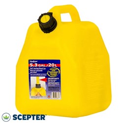 SCEPTER PLASTIC JERRY CAN 20L