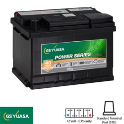 GS YUASA DIN BATTERY 12V