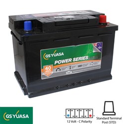 GS YUASA DIN BATTERY 12V