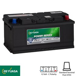 GS YUASA DIN BATTERY 12V