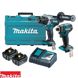 MAKITA 18V/5.0AH COMBO KIT 2PC