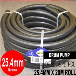 DRUM PUMP HOSE 1" X 20M COIL