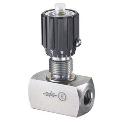 ADJUSTABLE NEEDLE VALVE BSPP-F