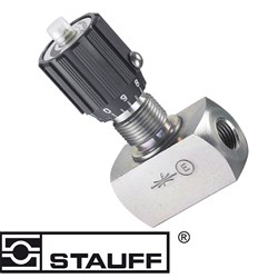 ADJUSTABLE NEEDLE VALVE BSPP-F