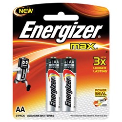 ENERGIZER MAX BATTERIES AA 2PK