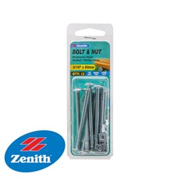 BOLT&NUT MUSHROOM HEAD 3/16X60