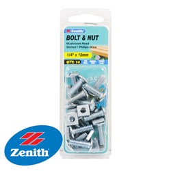 BOLT&NUT MUSHROOM HEAD 1/4X20