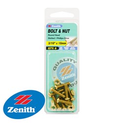 BOLT&NUT ROUND HEAD  3/16X20