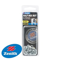 HEX HALF NUT ZINC PLATED  5/32