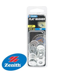 FLAT WASHERS 1/4 X 3/4 ZINC