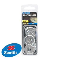 FLAT WASHERS 3/8 X 1" ZINC