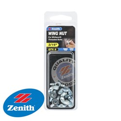 WING NUT DIECAST 3/16 SNAP-PAC