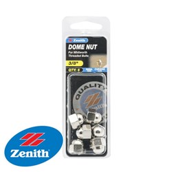 CHROME DOME NUTS 3/8 SNAP-PAC