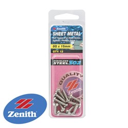 SELF TAPPERS 8G X 15 S/STEEL