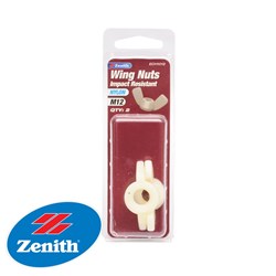 WING NUT NYLON M12 PK2
