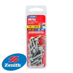 METAL TEK SCREW 10GX25 CLASS 3