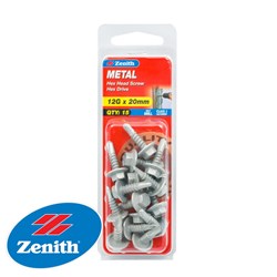 METAL TEK SCREW 12GX20 CLASS 3