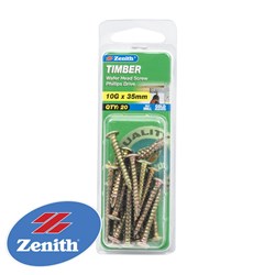 TIMBER WAFER SCREW 10GX35