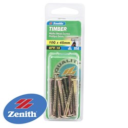 TIMBER WAFER SCREW 10GX45