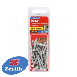 METAL SCREW CSK HEAD 8GX30