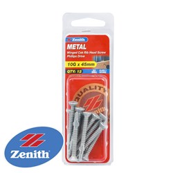 METAL SCREW CSK WINGTIP 10GX45