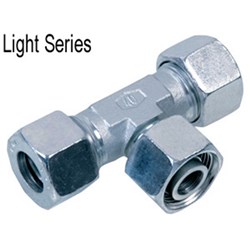 TUBE SWIVEL NUT BRANCH TEE MMF