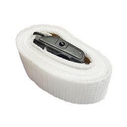 WHITE FASTY STRAP