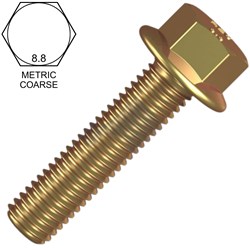 FLANGED BOLT M6 X 40MM