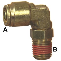 AIR BRAKE Q/FIT NPT ELBOW 90 M