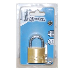 BRASS PADLOCK 40MM SINGLE PACK
