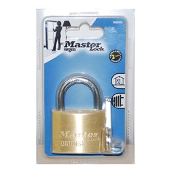 BRASS PADLOCK 50MM SINGLE PACK