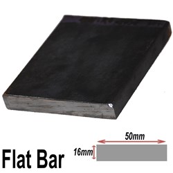 BLACK FLAT 50MMX16MM