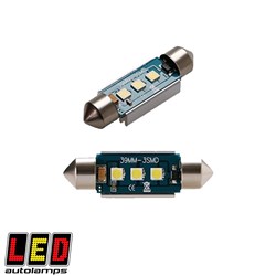 FESTOON WHITE LED GLOBE 39MM