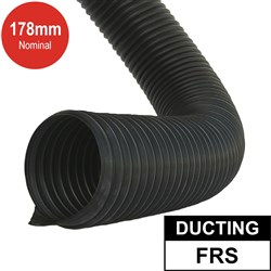 BLACK FRS DUCTING HOSE 178MM