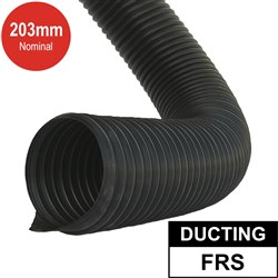 BLACK FRS DUCTING HOSE 203MM