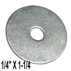 MUDGUARD WASHER 1/4 X 1-1/4