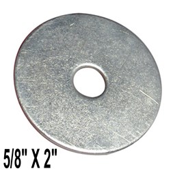 MUDGUARD WASHER 5/8 X 2"
