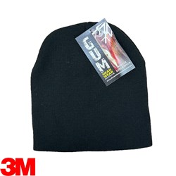 ACRYLIC SKULL BEANIE BLACK