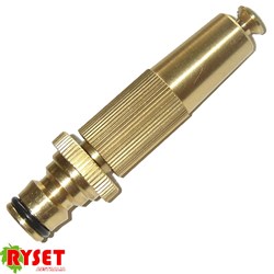 RYSET BRASS ADJUSTABLE NOZZLE